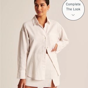 NWT ABERCROMBIE OVERSIZED SHIRT